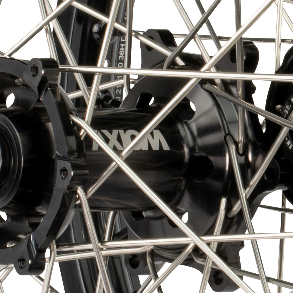 Axiom Honda CRF250-450R 2014-24 Black Rim / Black Hub / Black Nipples 21x1.6/19x2.15 Complete Wheel Set
