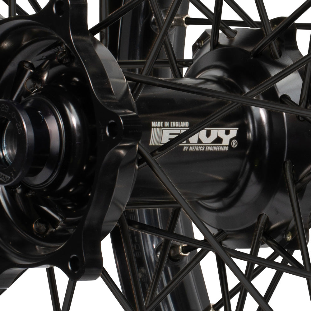 Envy/DID 21/19 Yamaha YZ250-450F 09-13 Black Rim / Black Hub Black Spokes Wheel Set