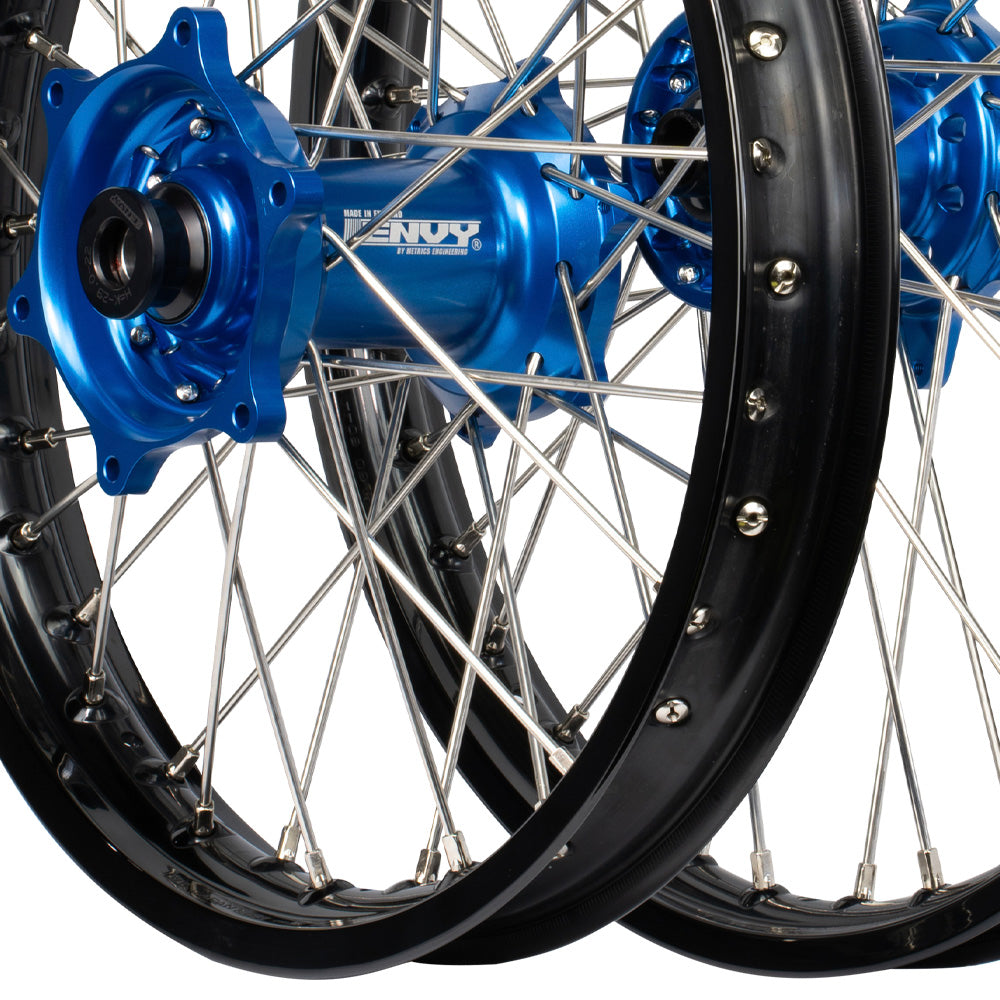 Envy/DID 21/18 KTM EXC-EXCF 16-23 / Husqvarna TE-FE 16-23 Black/Blue Wheel Set