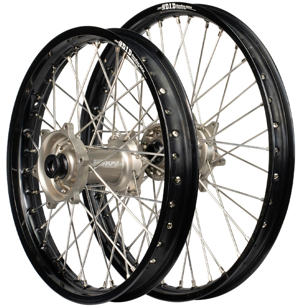 Envy/DID KTM SX-SXF 15-22, Husqvarna TC-FC 16-22 Black/Factory Wheel Set