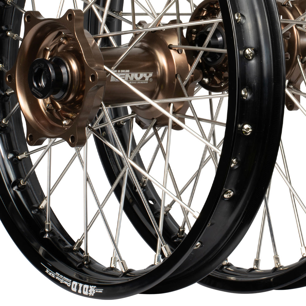 Envy/DID KTM SX-SXF 03-12/ TC-FC 2014 Black/Mag Wheel Set