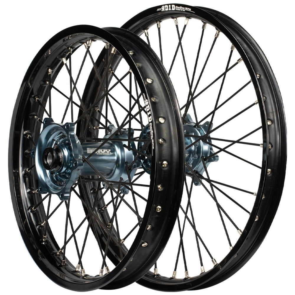 Envy/DID 21/19 KTM SX-SXF / Husqvarna TC-FC 23-24  Black Rim / Titan Hub Black Spokes Wheel Set