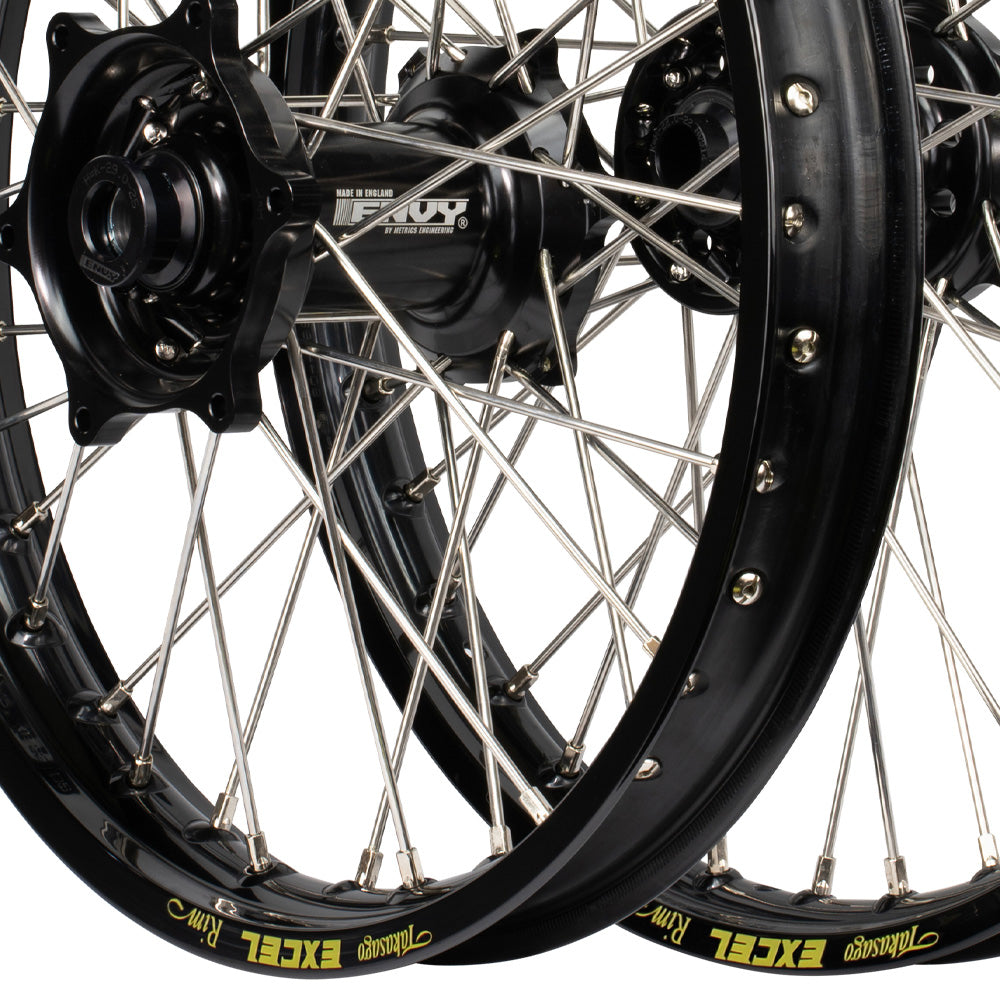 Envy/Excel KTM SX-SXF 15-22, Husqvarna TC-FC 16-22 Black/Black Wheel Set