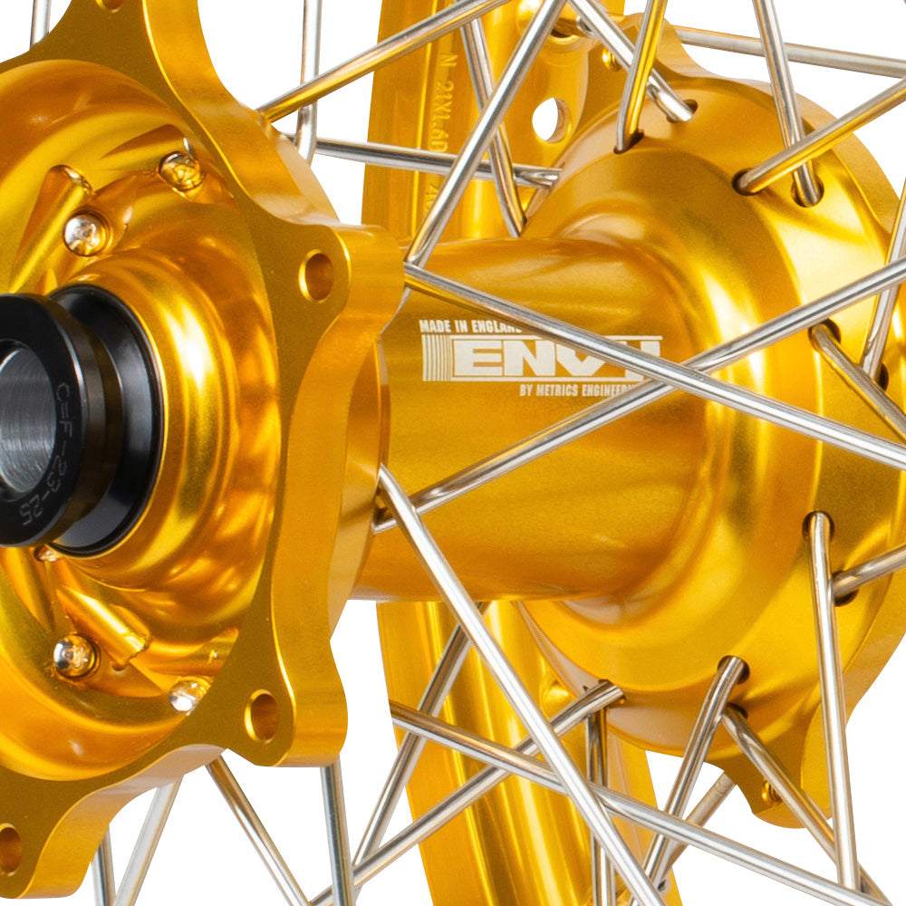 Envy/Excel 21/18 Honda CRF250-450RX 2019-24 Gold/Gold Wheel Set