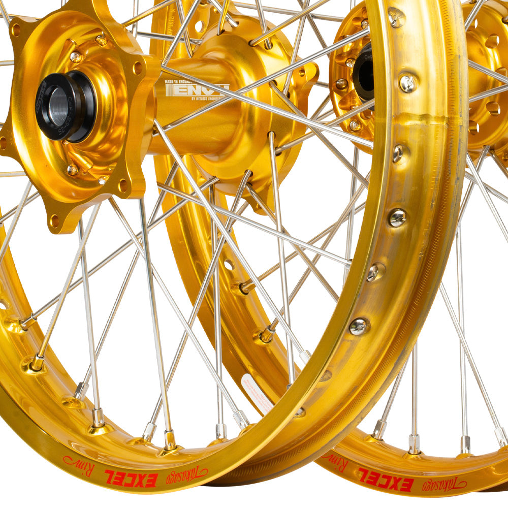 Envy/Excel 21/18 Honda CRF250-450RX 2019-24 Gold/Gold Wheel Set